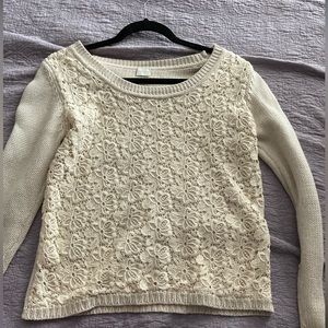poetry knit sweater